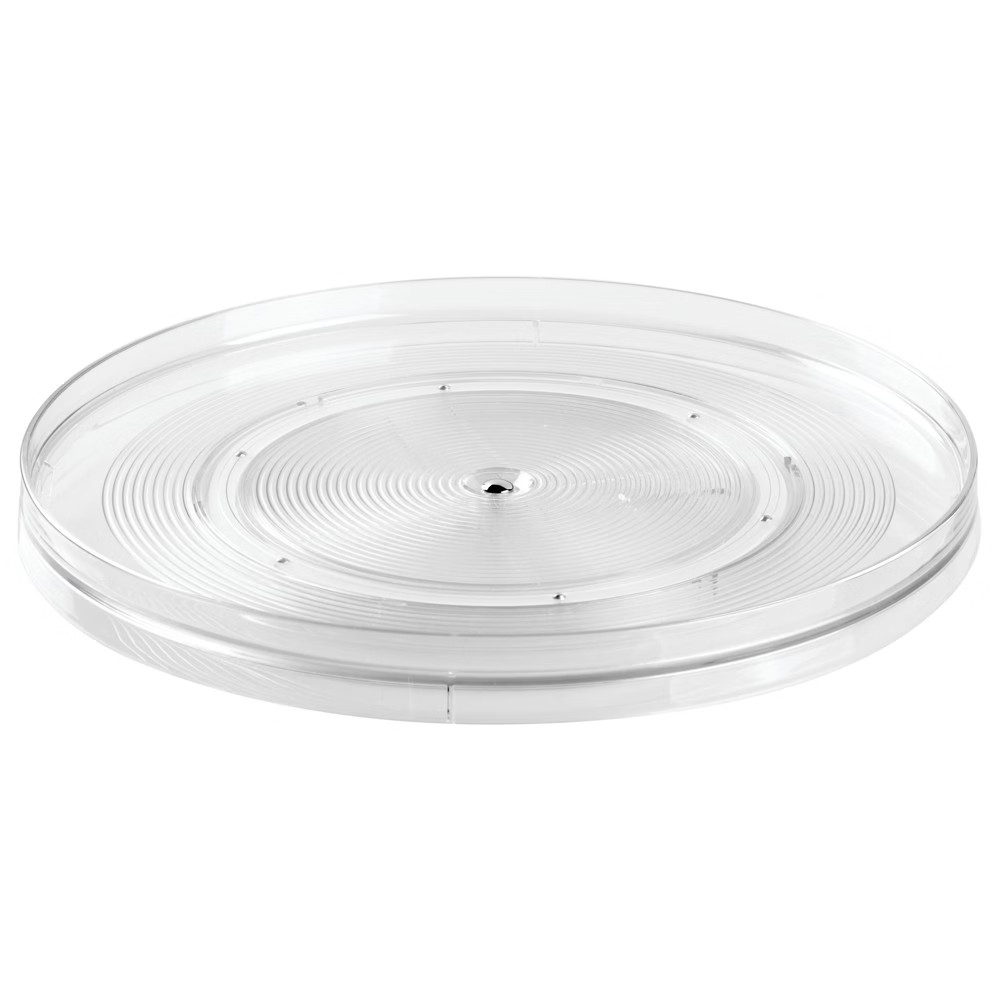 InterDesign Linus Lazy Susan Turntable Medium Clear | Target