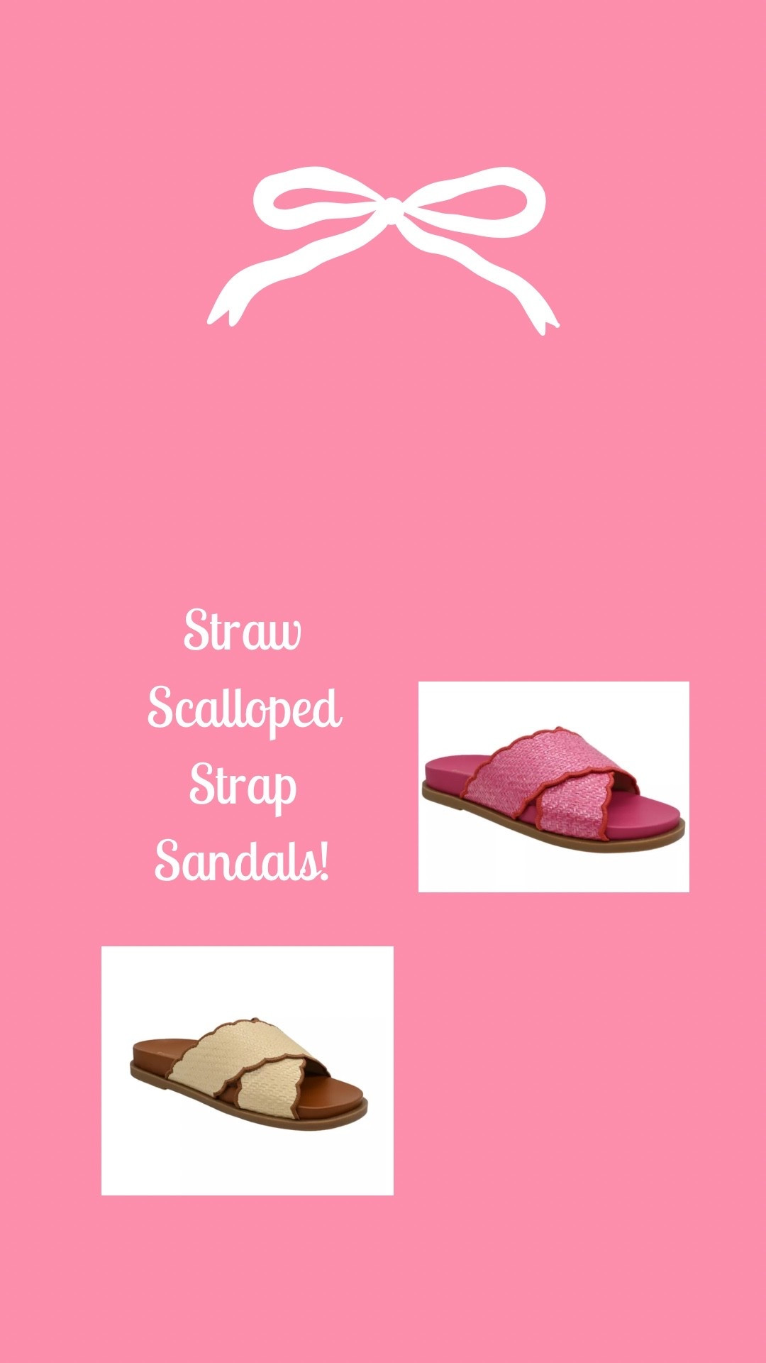 Straw Scalloped Strap Sandals! 

Vacation shoes • sandals • sandal • vacation sandals 

#LTKSeasonal #LTKSwim #LTKTravel