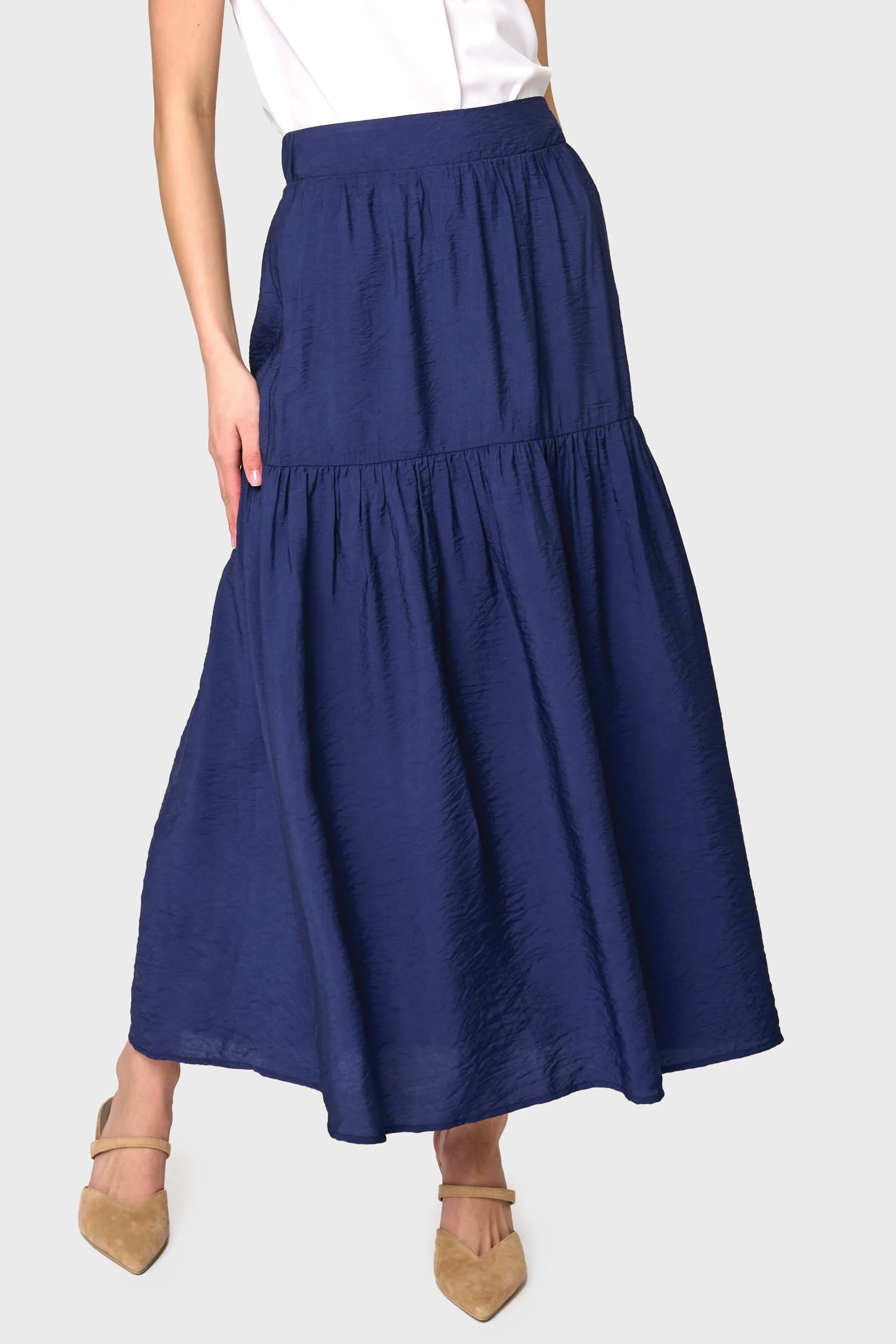 Playa Tiered Maxi Skirt | Gibson