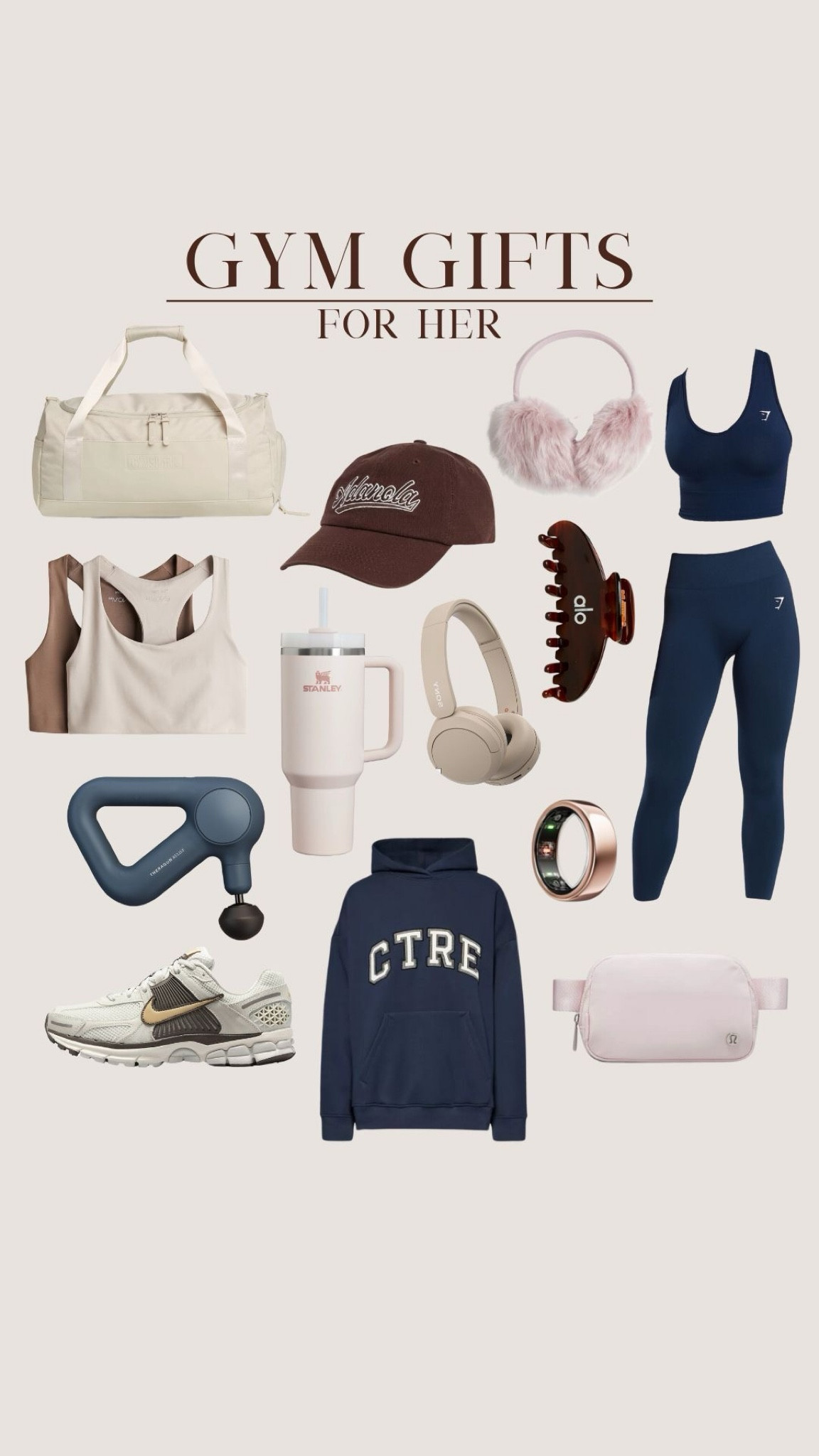 Gym gift guide for her 💪

Adanola, Alo Yoga, Gym Shark, Nike running trainers, massage gun, gym bag, Oura ring, cap, claw clip

#LTKuk #LTKfitness #LTKgiftguide