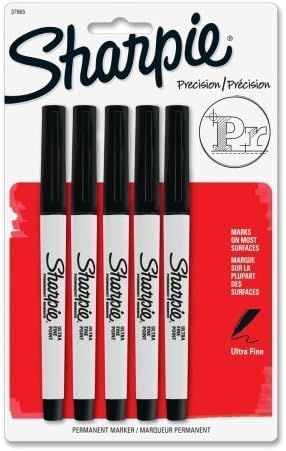 Sharpie Products - Sharpie - Permanent Markers, Ultra Fine Point, Black, 5/Pack - Sold As 1 Pack ... | Amazon (US)