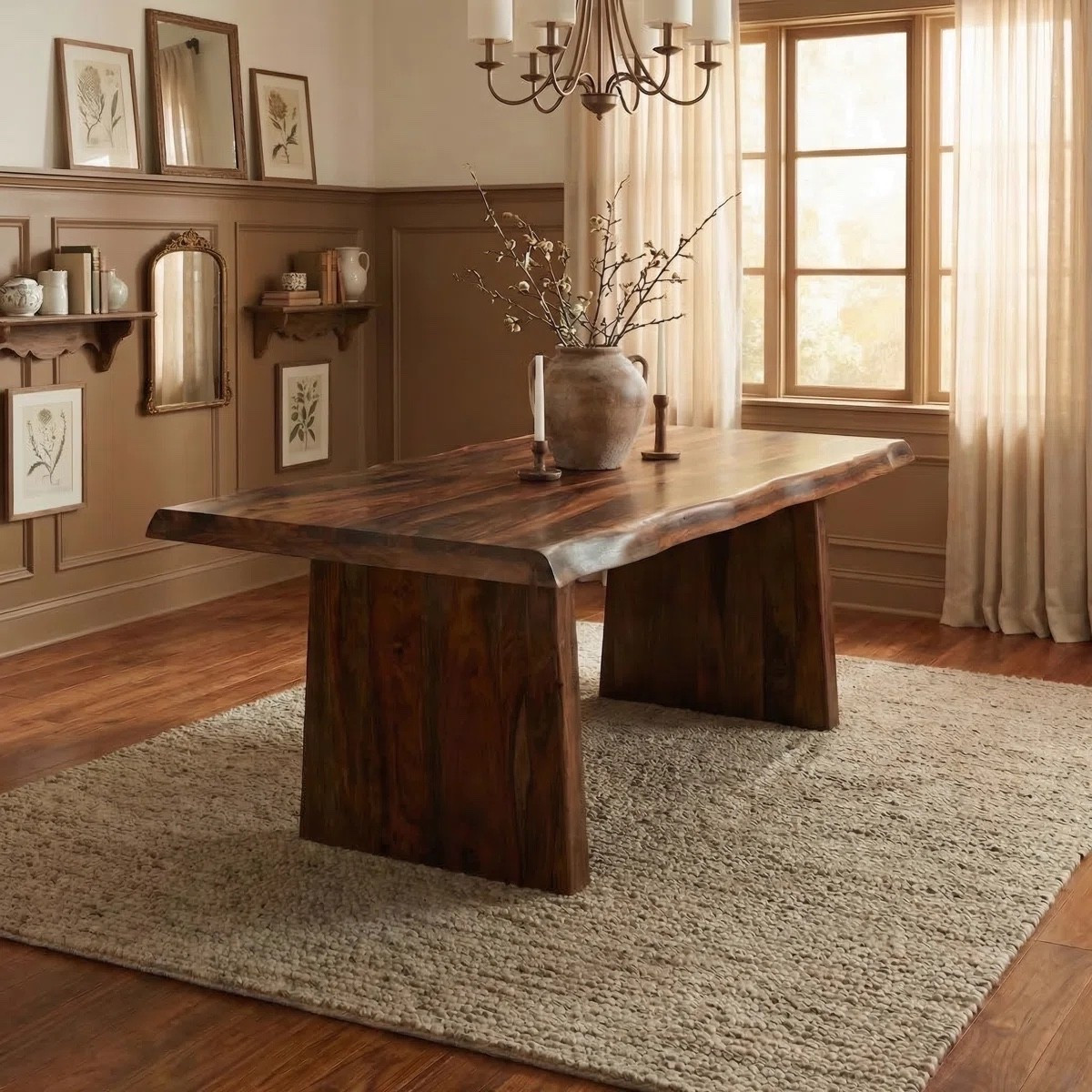 Chaliyah Solid Wood Dining Table

#LTKHome #LTKActive #LTKSaleAlert