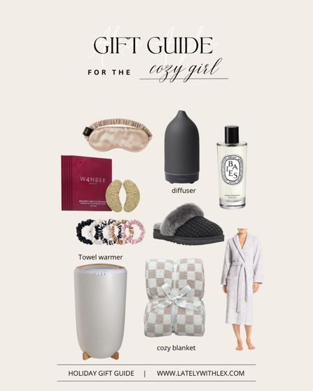 Gift guide for the cozy girl // blanket, robe, candles // 

#LTKGiftGuide #LTKfindsunder100 #LTKfindsunder50