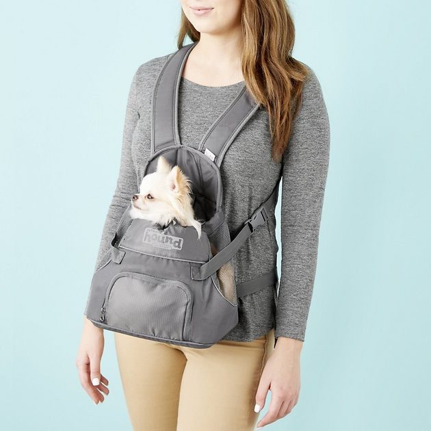 Outward Hound PoochPouch Dog Front Carrier, Gray, Small | Chewy.com