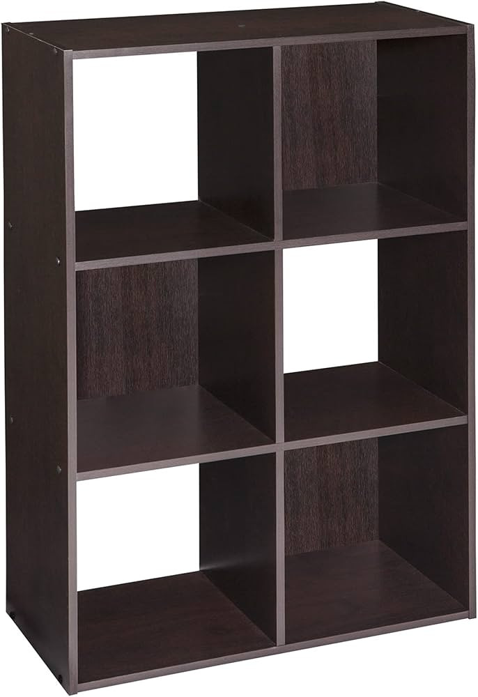 ClosetMaid Cubeicals 6 Cube Storage Shelf Organizer Bookshelf, Stackable, Vertical or Horizontal,... | Amazon (US)