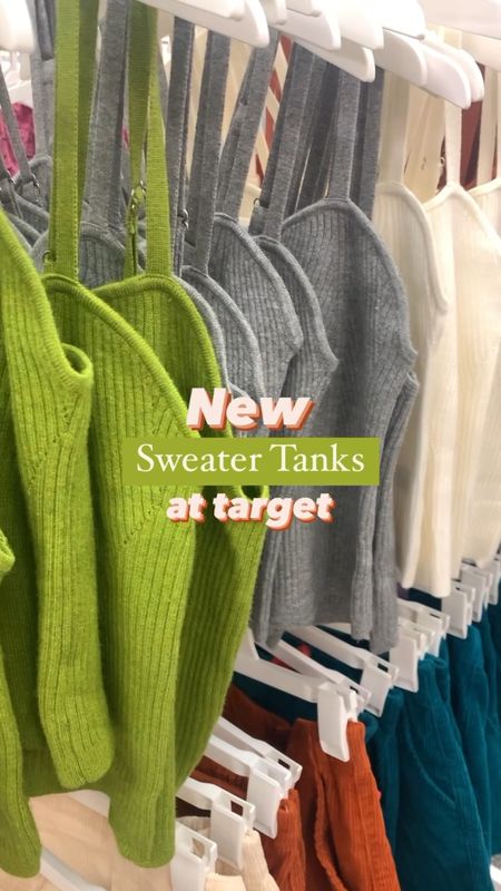 New Sweater Tanks at Target 🎯

#LTKstyletip #LTKSeasonal #LTKFind