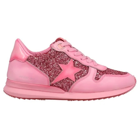 Vintage Havana Womens Splendid Glitter Lace Up Athletic Sneakers Casual Sh | Walmart (US)