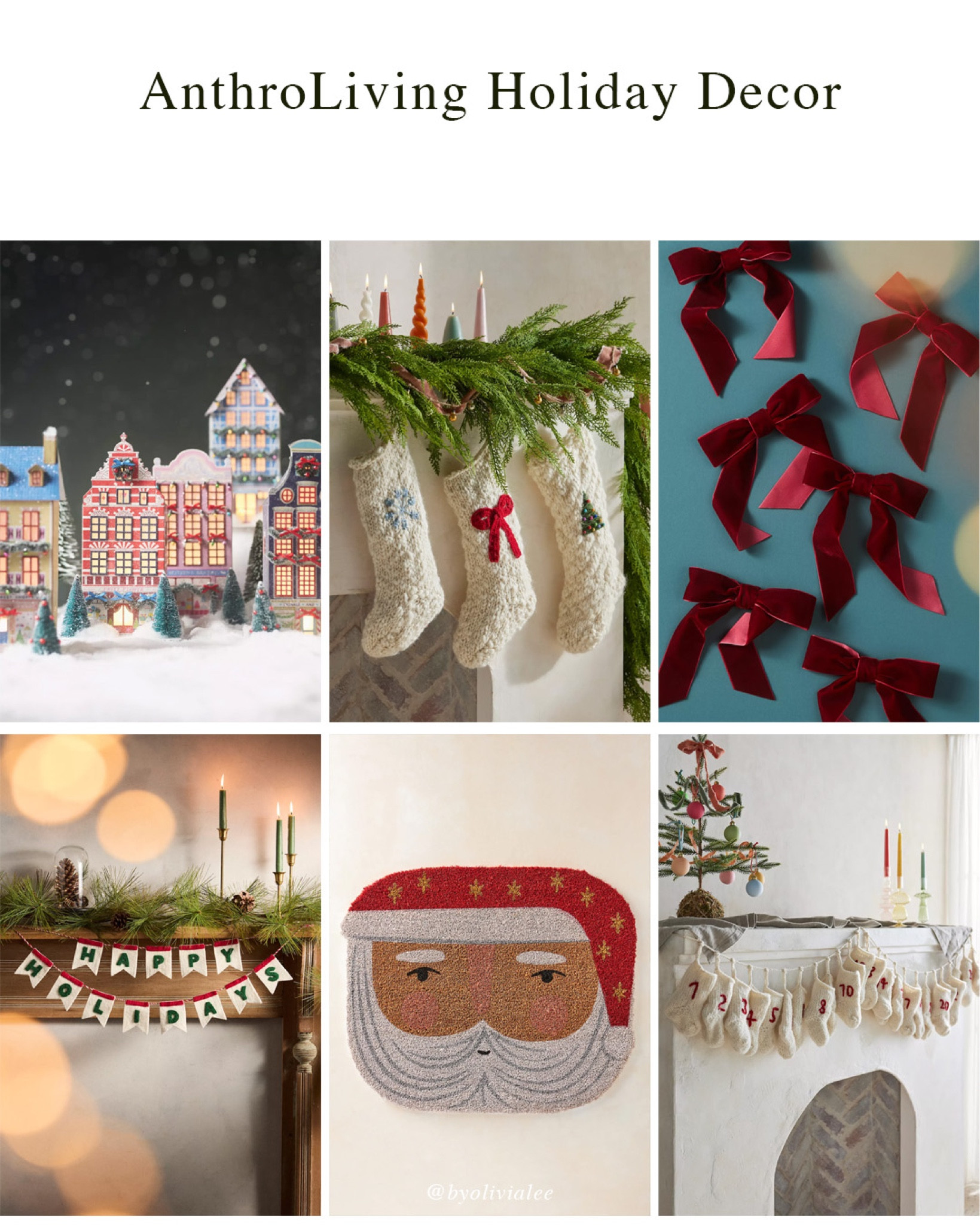 Christmas & holiday decor from Anthropologie 🎄❤️ #holidaydecor #christmasdecor 

#LTKHoliday #LTKSeasonal #LTKHome