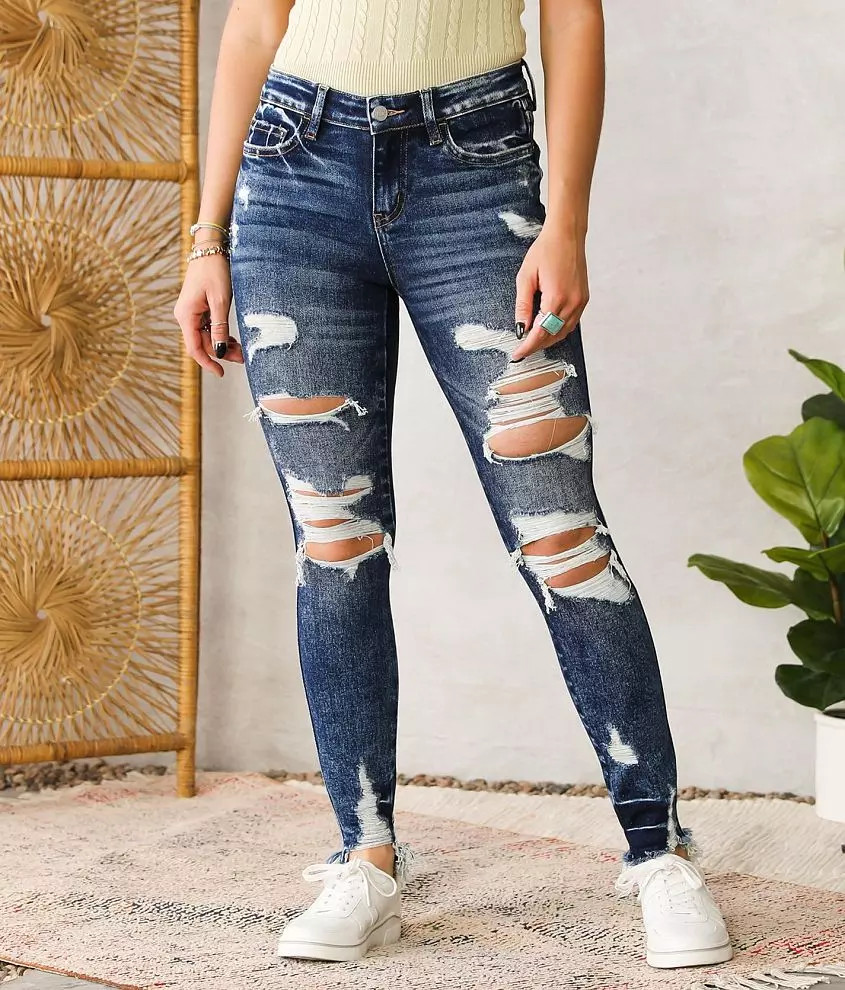 Mid-Rise Ankle Skinny Jean | Buckle