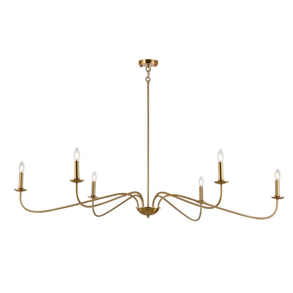 Lucca 6-Light Chandelier Elegant Traditional | Wayfair North America