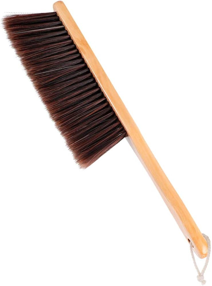 Hand Broom, Dust Brush, Horse Hair Brush with Wood Handle, Duster for Counter, Bench, Car, Furnit... | Amazon (US)