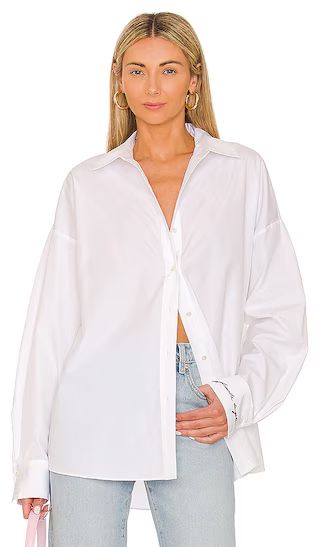 The Ex Boyfriend Shirt in White | Revolve Clothing (Global)