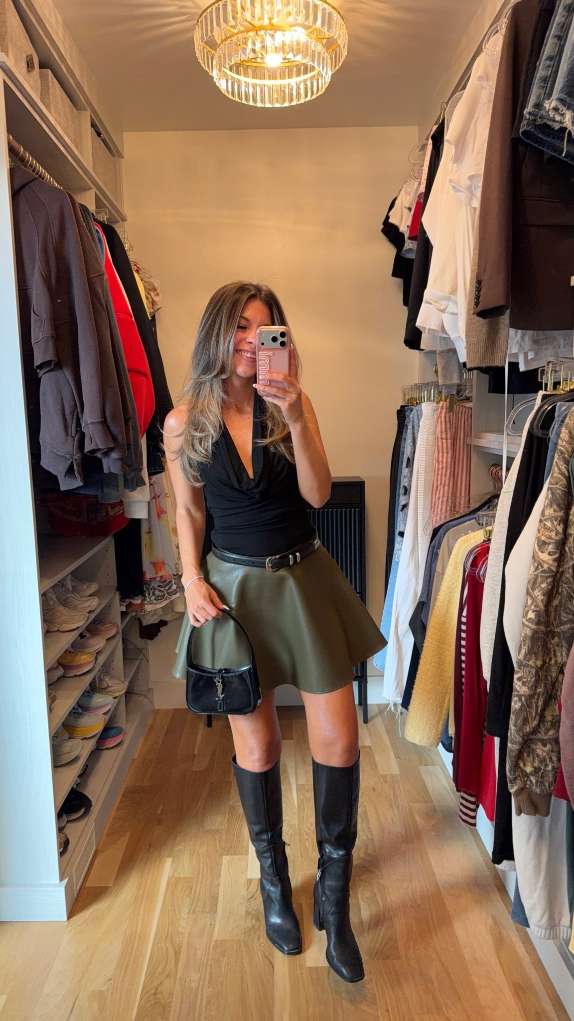 nordstrom sale fall transitional skort styled with cowl-neck sleeveless top, belt, knee-high black boots 🍂

I’m 5’4” and wearing my usual smalls in most
sized down in skort: xs 

date night, family photos, dinner outfit, skort outfits, casual skort outfits, summer skort outfits, nordstrom skorts, everyday skort outfits
fall outfits, fall dresses, autumn outfits, sweater dresses, midi dresses, long sleeve dresses, casual outfits, thanksgiving outfits, family photo outfits, date night outfits, work outfits, fall fashion, autumn fashion, cozy outfits, transitional outfits, neutral outfits, everyday outfits, weekend outfits, women’s fashion, affordable fashion

#LTKgrwm #LTKSeasonal #LTKU