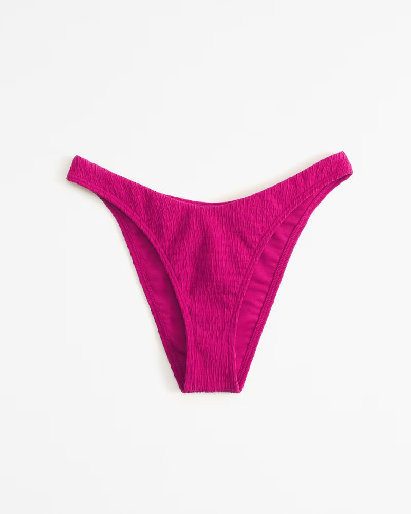 Women's High-Leg Cheeky Bottom | Women's Swimwear | Abercrombie.com | Abercrombie & Fitch (US)