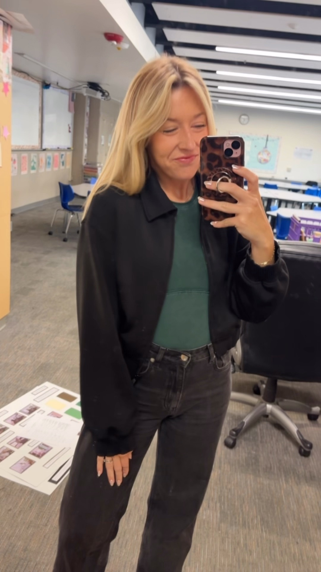 Threw my staple jacket on since we have a chilly morning in Kansas. I wear this every other day. So soft and you guys love it so I’m going to keep posting it 😋

#sportsmom #springjacket

#LTKgrwm #LTKmomlife