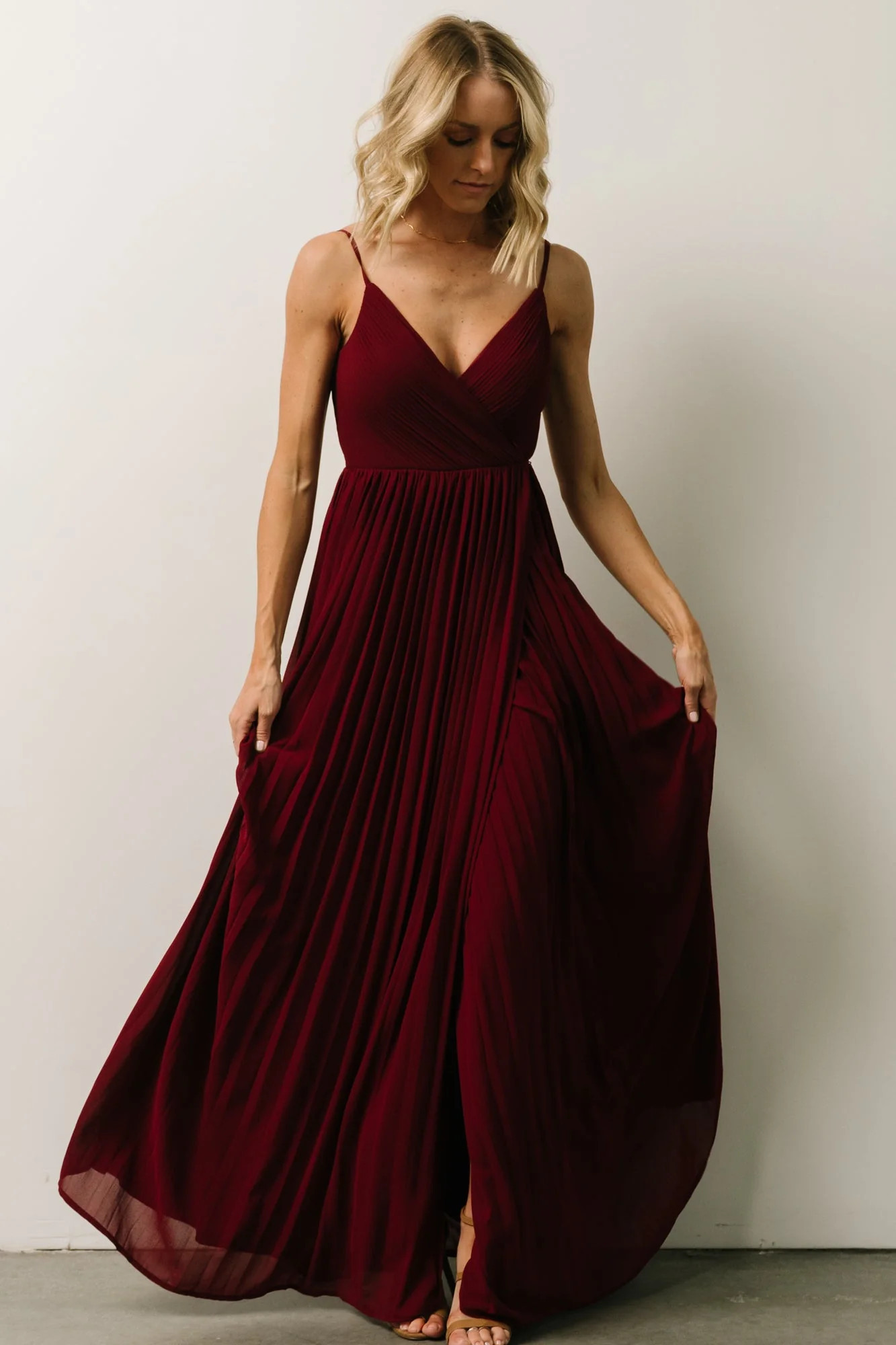 Beatrice Maxi Dress | Wine | Baltic Born