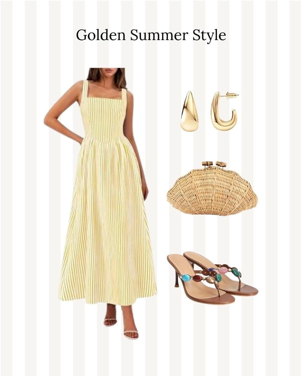summer style | ootd 


#vacationlooks #summerdress #shell #purse #resortwear

#LTKootd #LTKTravel #LTKSwim