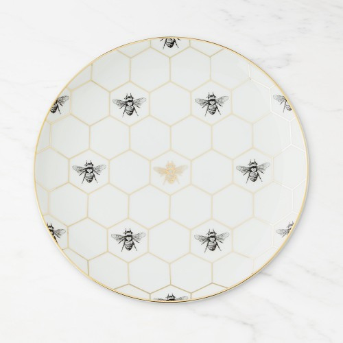 Honeycomb Appetizer Plates, Set of 4, Bee | Williams-Sonoma