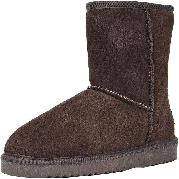 DREAM PAIRS Women's Shorty-New Mid Calf Winter Snow Boots | Amazon (US)
