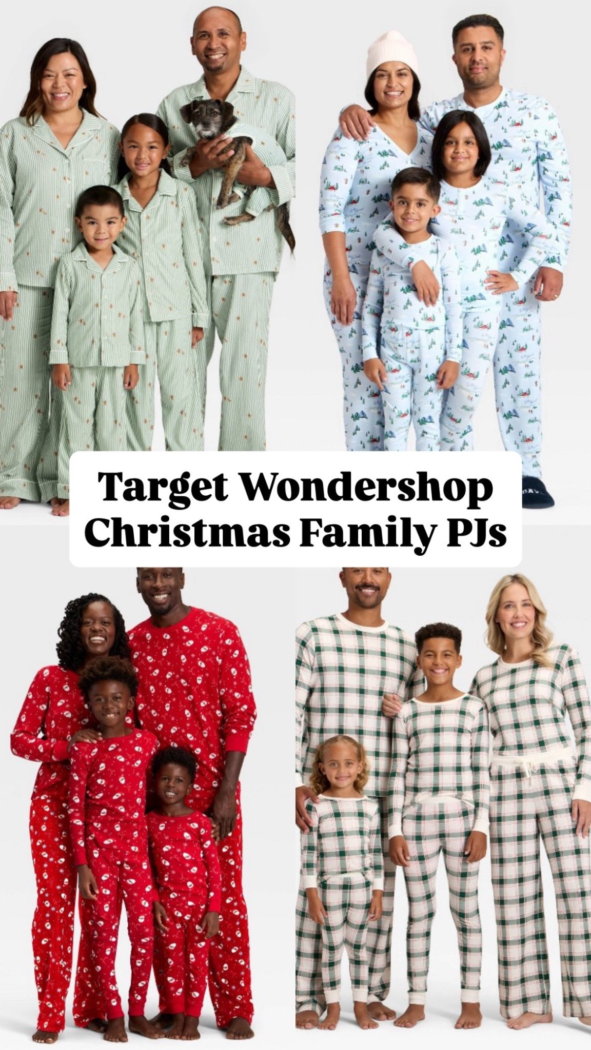 The prints for the Target Matching Family Christmas Pajamas are so cute this year! We did a mix of the gingerbread stripe ones and the red Santa ones! 

#LTKKids #LTKHoliday #LTKGiftGuide