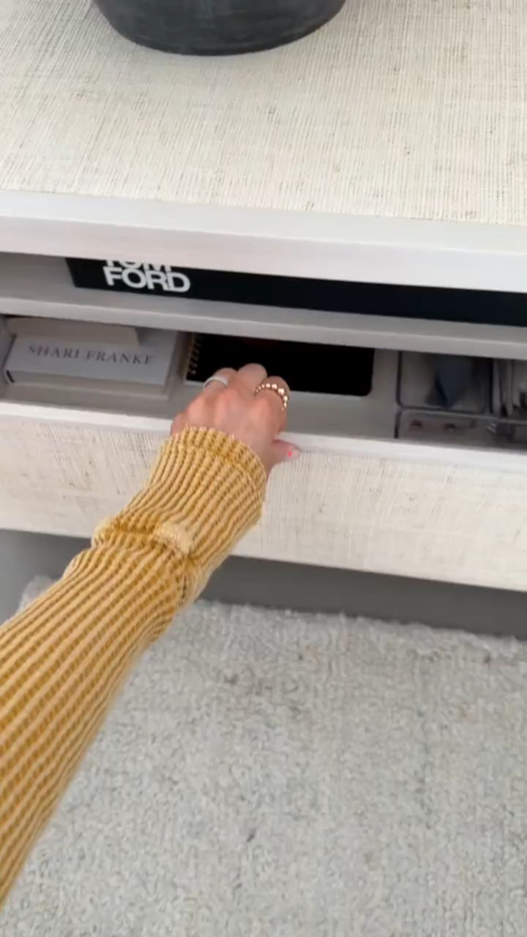 got my nightstand under control and it feels so good not to be digging for random stuff late at night or early in the morning! 