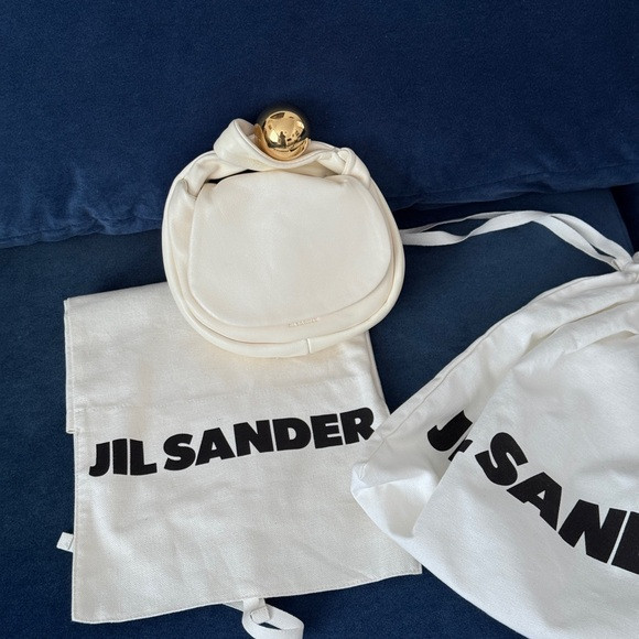 Jil Sander Sphere Pouch White Lambskin | Poshmark
