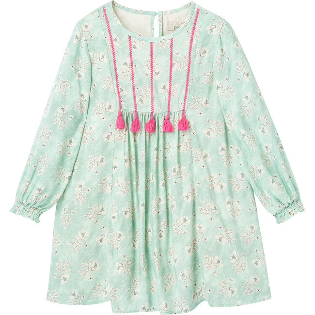 Floral Dress With Tassels, Print | Maisonette