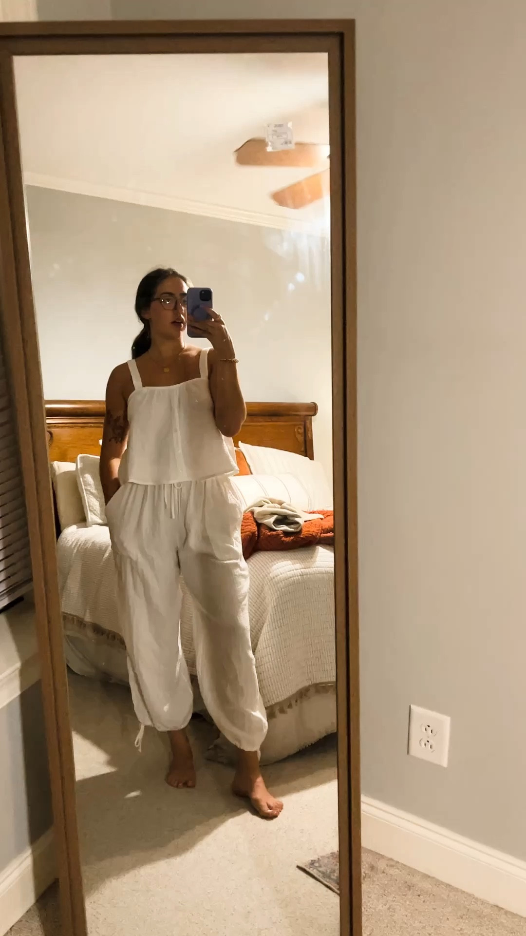 This cotton set from Target is the perfect lightweight summer outfit! 

It’s technically pajamas but cute enough to be worn out!! I personally will only be wearing this out but it also makes cute matching summer pajamas ! 

#targetfashion #summeroutfits #matchingsummersets