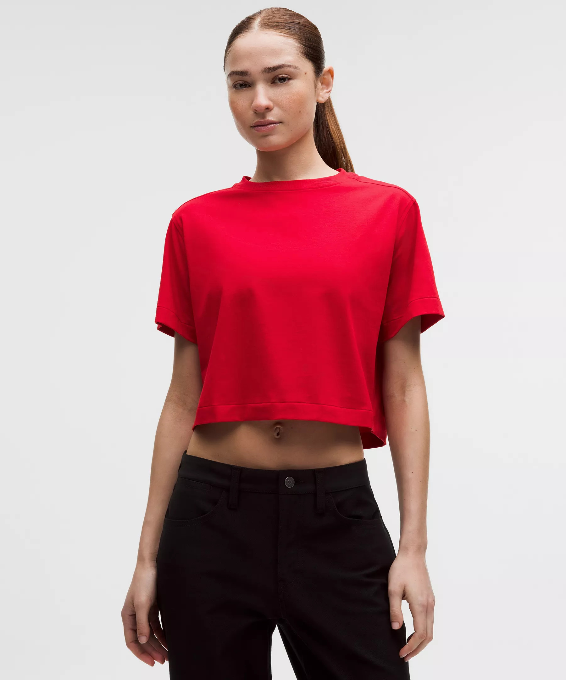 All Yours Organic Cotton Cropped T-Shirt | Lululemon (US)
