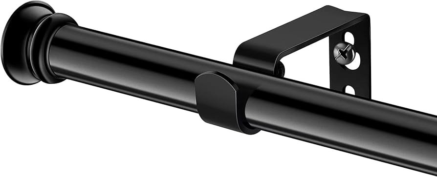 Standard Decorative Window Curtain Rods 30 to 116 Inch,5/8 Inch Diameter Small Curtain Rod Set, H... | Amazon (US)