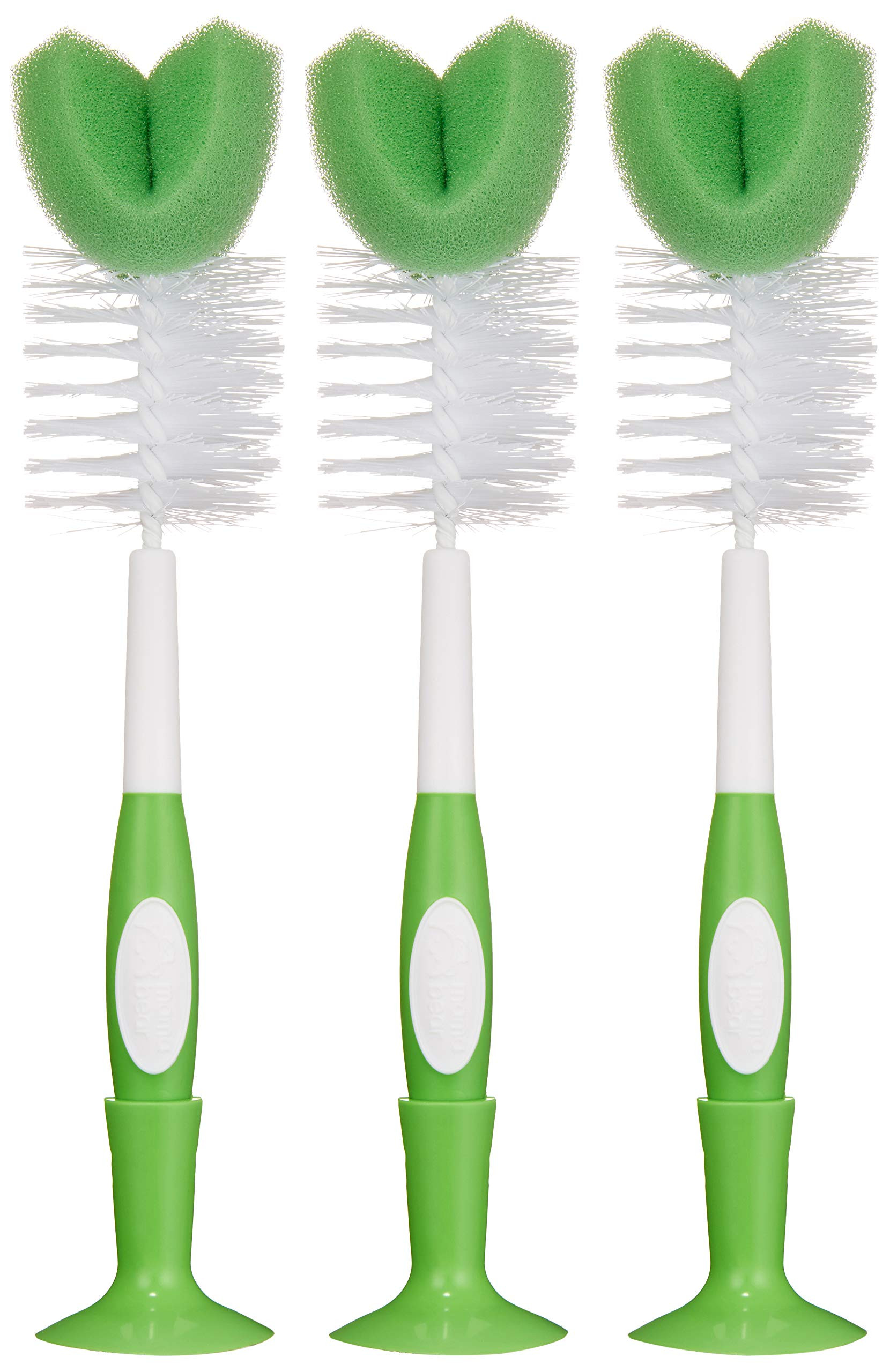 Amazon Brand - Mama Bear Bottle Brush (Pack of 3), White | Amazon (US)
