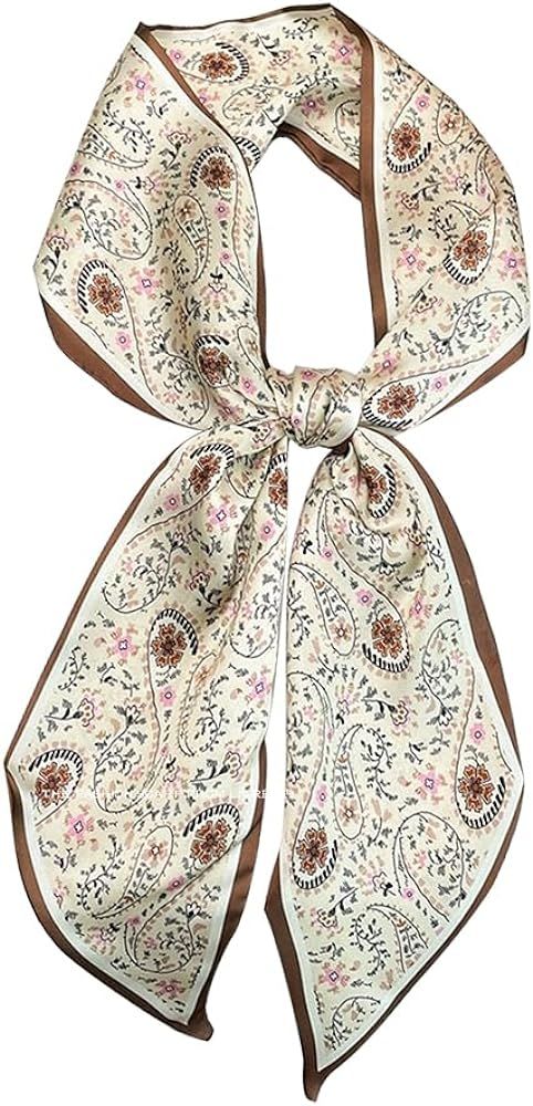 Livrerpi Silk Feeling Head Scarf Fashion Satin Hair Scarf Square Scarves for Women Gifts 27.5×27... | Amazon (US)