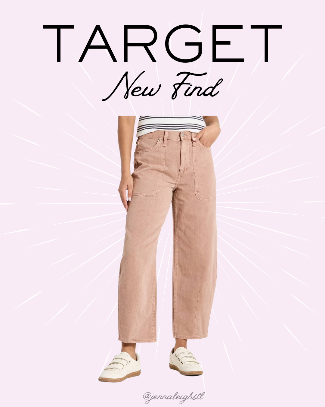 New at Target! I am loving these Universal Thread high-rise easy barrel leg jeans in beige! Such a fun update to your everyday denim, and the neutral color will pair with everything from tanks and tees now to sweaters and boots this fall. 

 #LTKootd #LTKMidsize