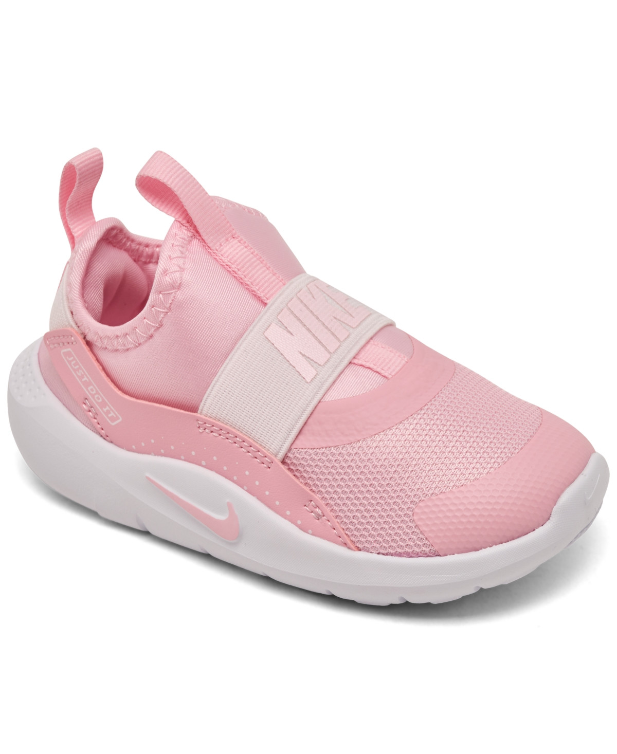 Nike Toddler Kids Flex Runner 4 Slip-On Running Sneakers from Finish Line - Medium Soft Pink | Macy's
