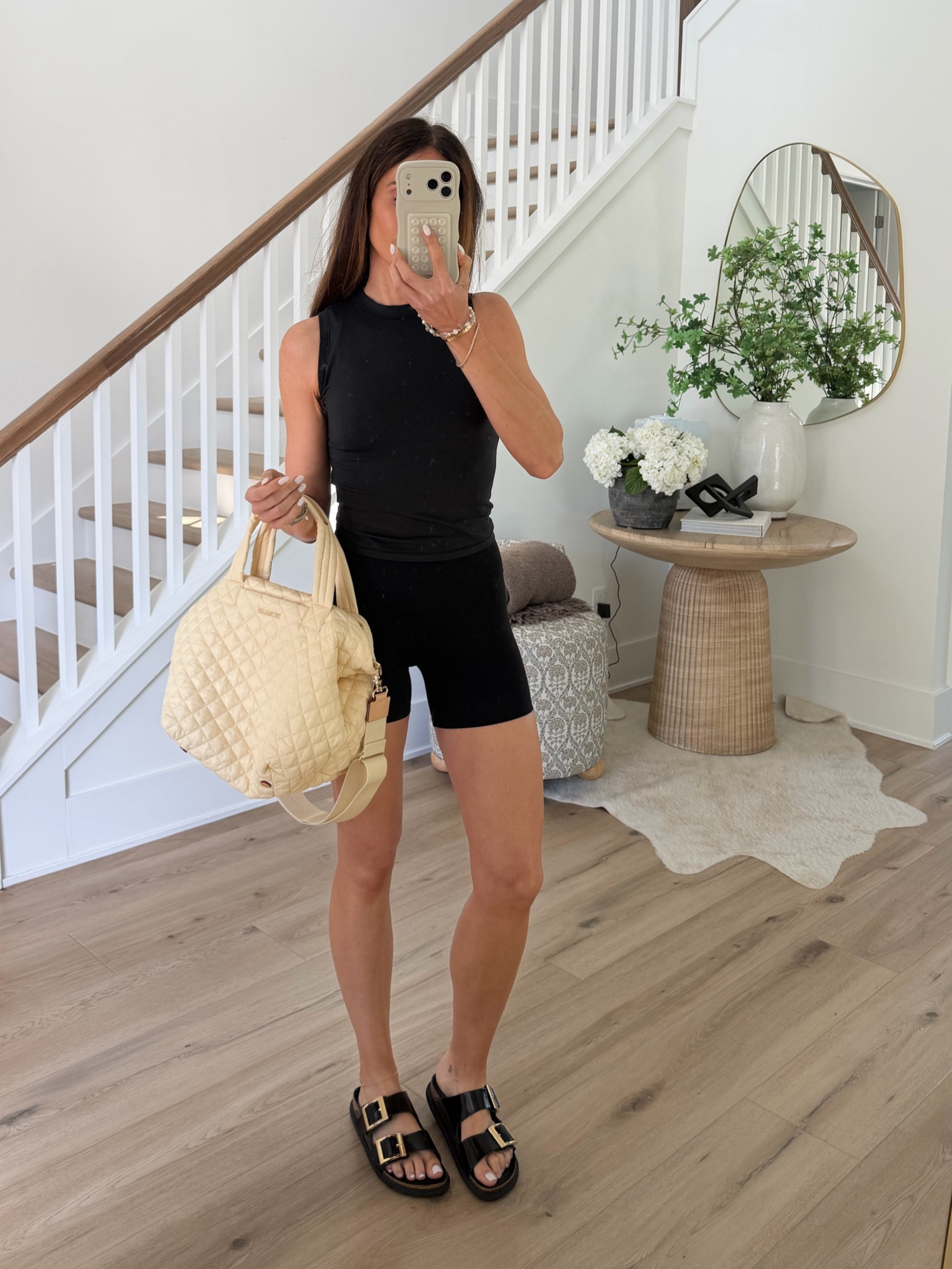 I’m wearing xs in tank, s in shorts 

#LTKOver40 #LTKdayinmylife #LTKgrwm