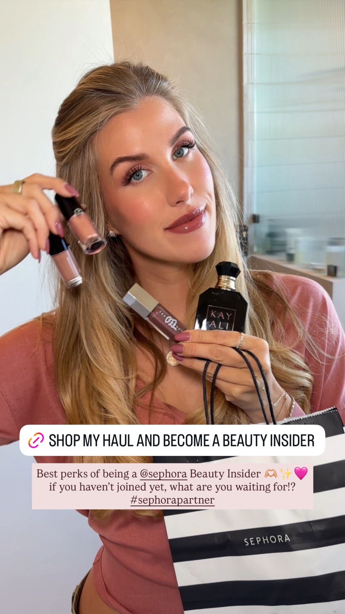 Sephora’s Beauty Insider program is the best 🖤 free to join + you earn points, exclusive perks, and special gifts all year. Sign up and shop today’s mini haul ✨🫶🏼 #sephorapartner 

#LTKBeauty #LTKSeasonal #LTKFindsUnder50