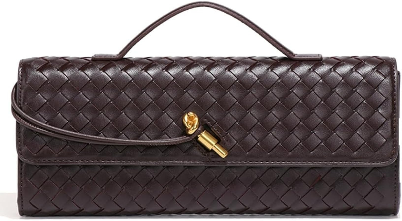 Trendy Woven Evening Clutch Purses Women Underarm Shoulder Handbag Cute Satchels Crossbody Purse ... | Amazon (US)