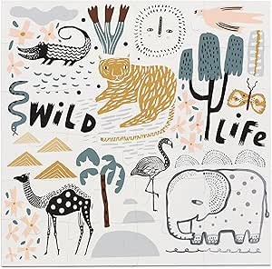 Wee Gallery Wild Life Floor Puzzle - Jumbo Jigsaw Floor Puzzles for Toddlers - Sensory Toys Promo... | Amazon (US)