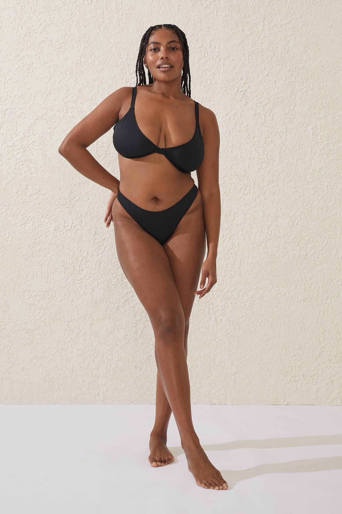 High Side Brazilian Seam Bikini Bottom | Cotton On (US)
