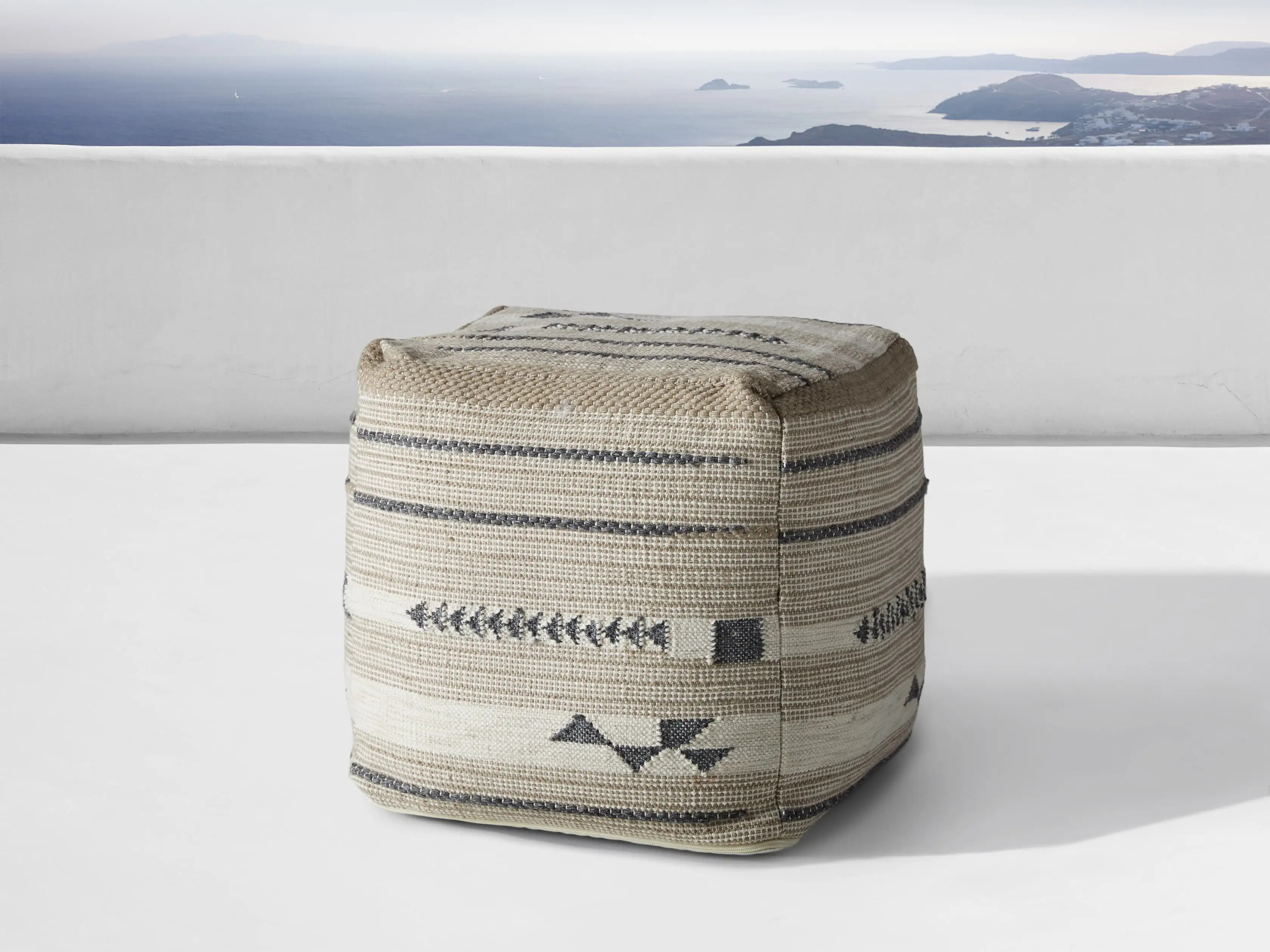 Herrick Indoor/Outdoor Pouf | Arhaus