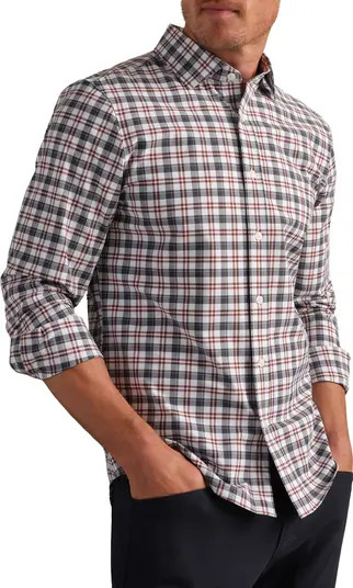 Rhone State of Mind Check Slim Fit Button-Up Shirt | Nordstrom | Nordstrom