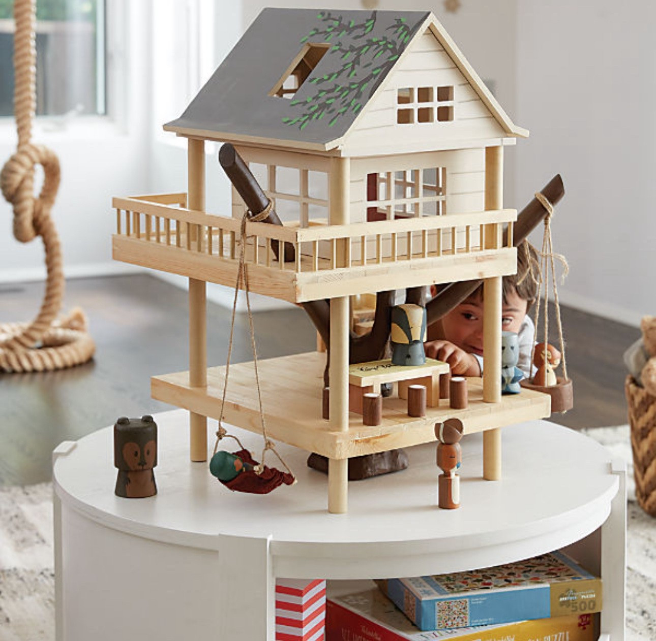 Adventure starts at home 🌲✨ This treehouse dollhouse is the perfect gift for boys and girls who love outdoor play, nature-inspired toys, imaginative play, woodland adventures, and screen-free fun. A beautiful addition to any playroom, homeschool space, nursery, or kids’ bedroom. Designed for little explorers who love camping, hiking, forests, animals, and creative storytelling. The perfect toy for preschoolers, toddlers, kindergarteners, and young children who enjoy open-ended play, Montessori-inspired activities, wooden toys, and outdoor-themed pretend play.

Treehouse dollhouse • wooden dollhouse • boys dollhouse • outdoor toys • nature play • woodland toy • forest-themed toys • imaginative play • pretend play • screen-free activities • Montessori toys • Waldorf-inspired toys • kids gift ideas • toddler gift • preschool toys • adventure toys • camping toys • nature-loving kids • wooden playset • open-ended toys • educational toys • heirloom toys • playroom favorites • homeschool toys • toy organization • rustic kids decor • explorer gifts • animal playsets • treehouse toys • quality wooden toys • family playtime

#LTKmomlife #LTKKids #LTKHome