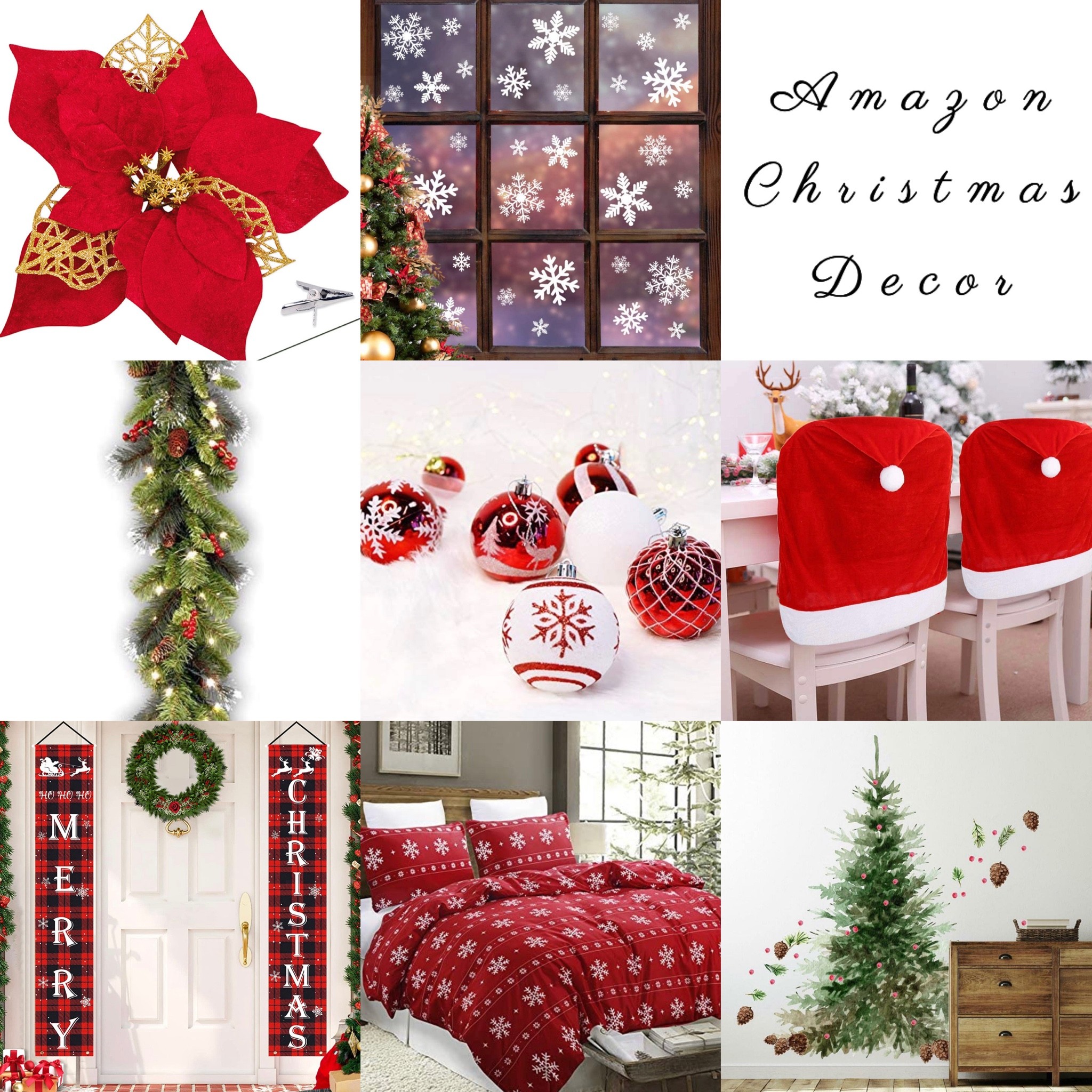 Amazon
Christmas
Decor
Decorations
Poinsettia
Window clings
Santa
Table
Chair
Garland
Lights
Ornaments
Tree
Comforter
Wall sticker
Front porch
Holiday
Candy cane
Snow
Snow flakes
Guest room
Kitchen
Living room
Balcony
Indoors
Outdoors
Home
House
Apartment

#LTKhome #LTKSeasonal #LTKHoliday