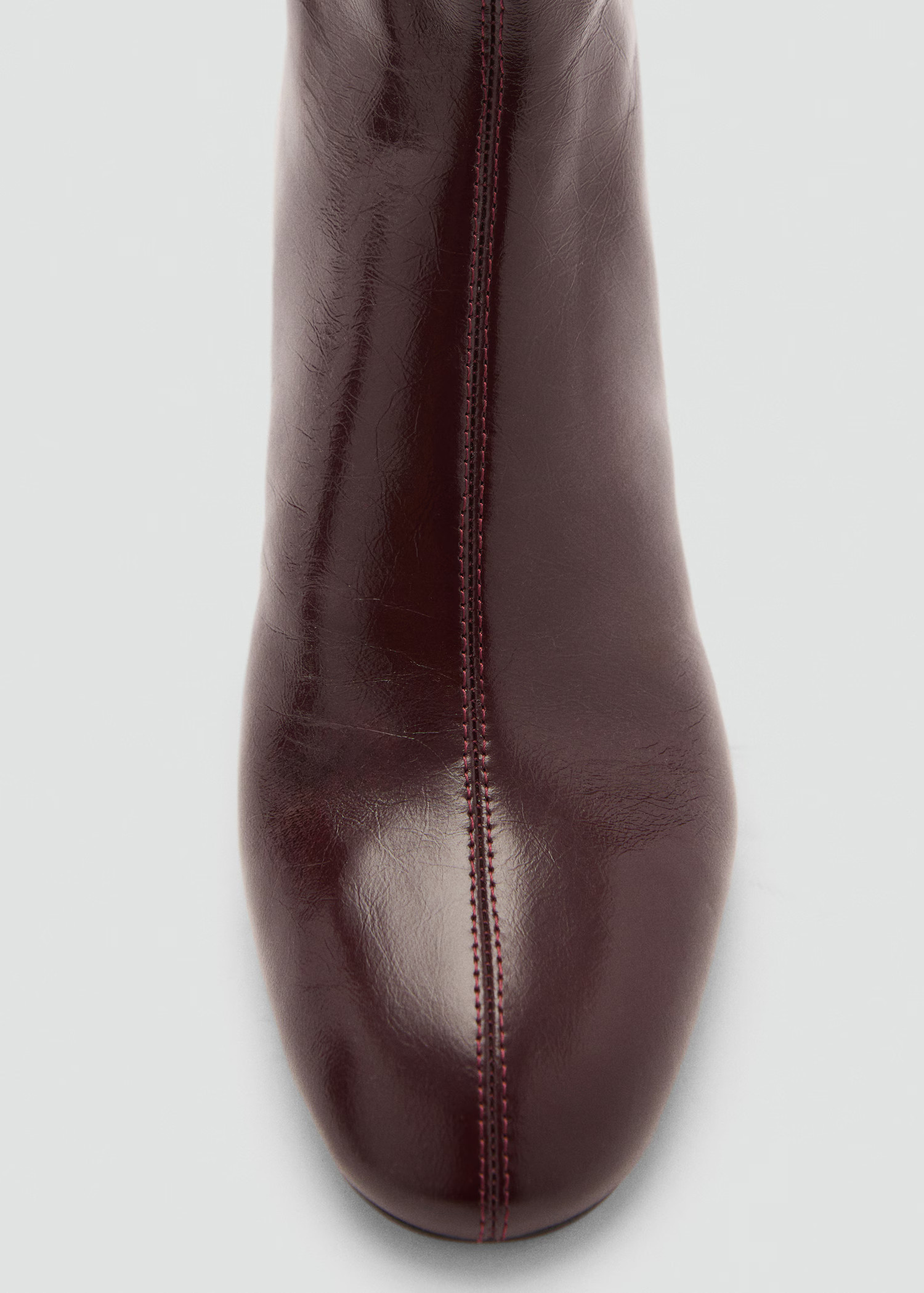 Lederstiefelette mit Reißverschluss - Damen | MANGO Deutschland | Mango EU