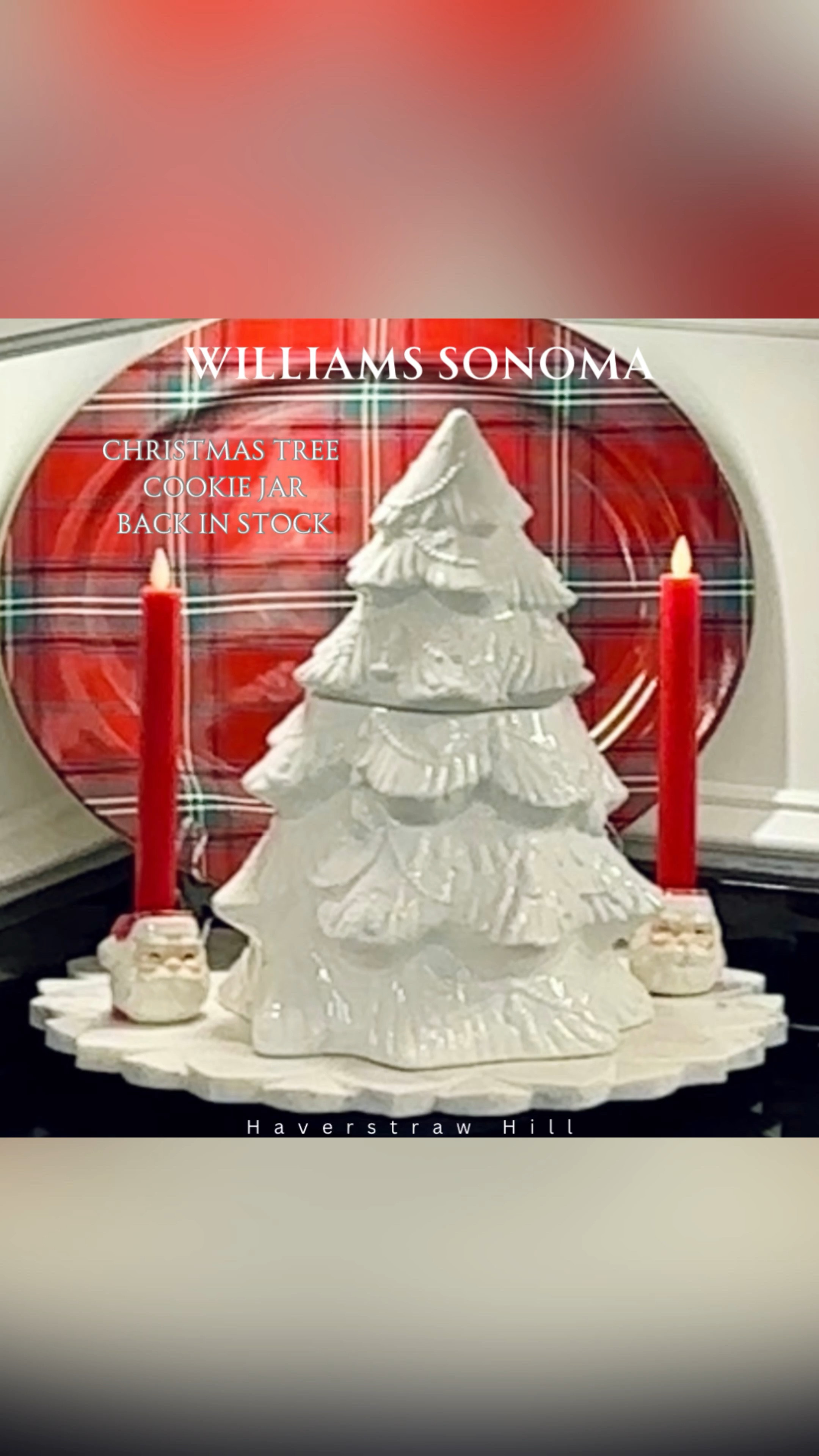 BACK IN STOCK! My cookie jar sold out so quickly last year. I’m so happy to see Williams Sonoma brought it back! 

#LTKSeasonal #LTKHome #LTKVideo