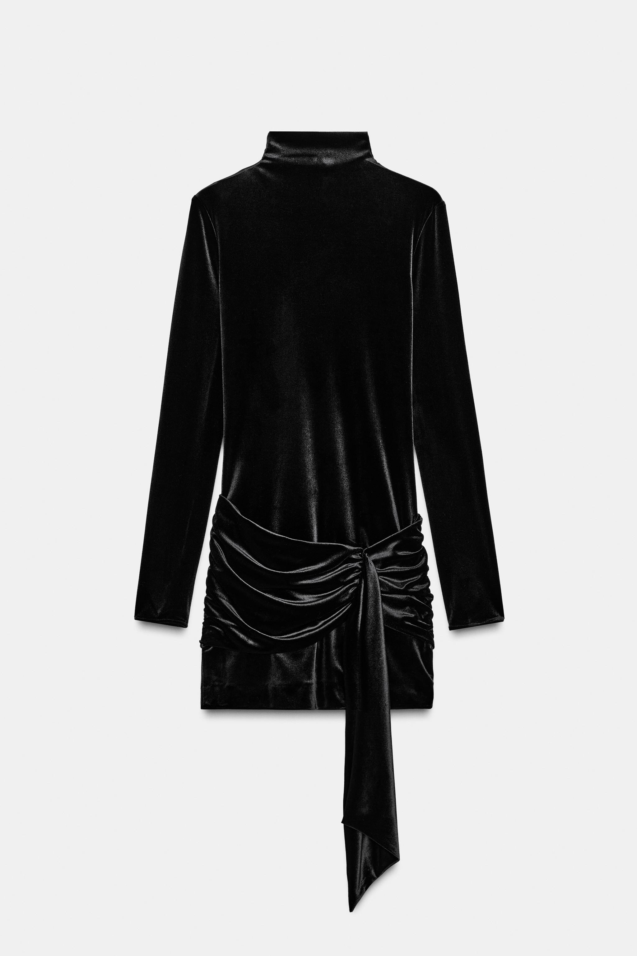 SHORT DRESS WITH SASH | Zara UK