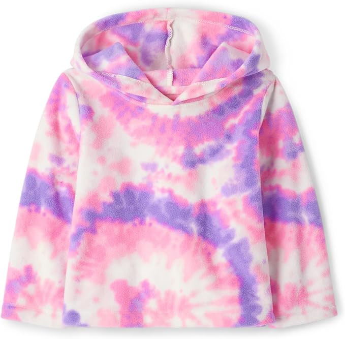 The Children's Place Baby Toddler Girl Warm Fleece Hooded Pullover | Amazon (US)