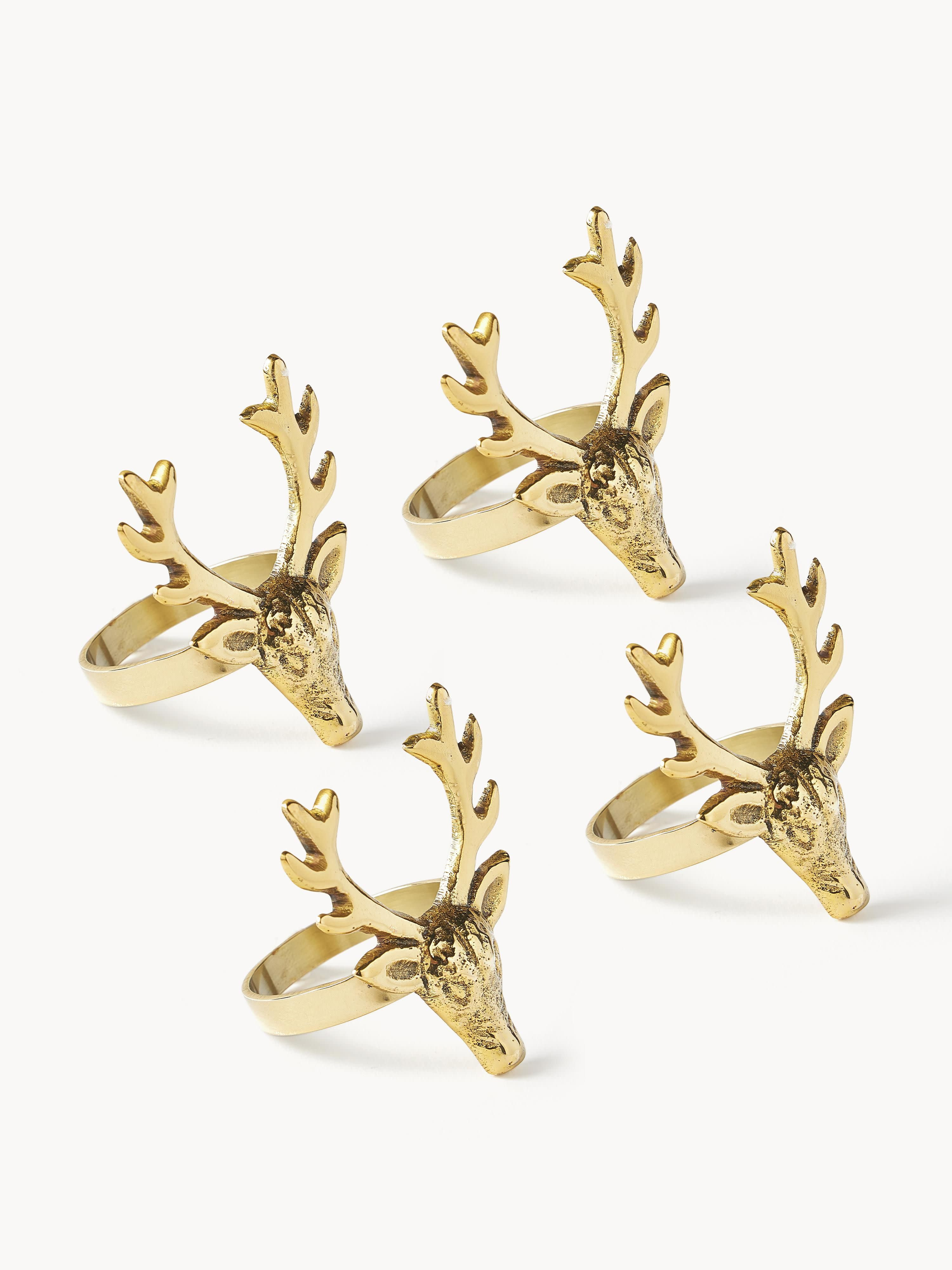 Napkin Rings Deer, Set of 4 | Westwing EU