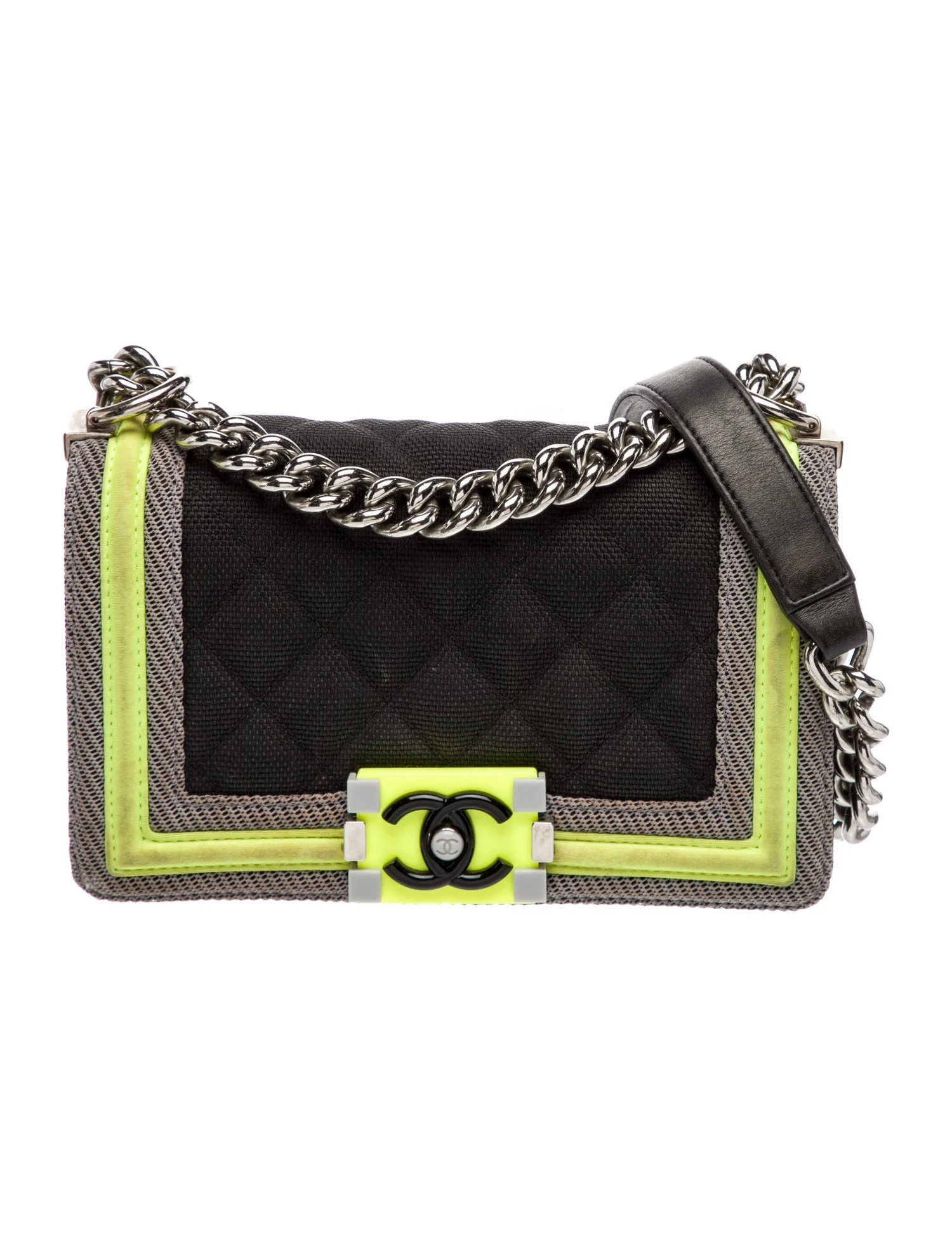 Chanel Small Fluo Boy Bag - Black Shoulder Bags, Handbags - CHA1347517 | The RealReal | The RealReal