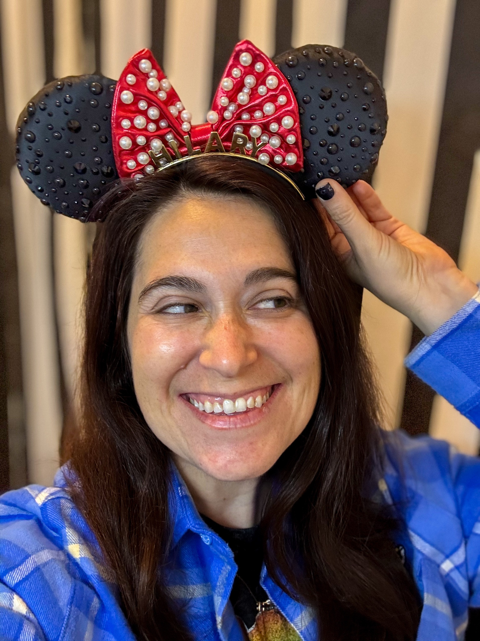 Personalized Minnie Mouse ears available now New Year’s Eve, Disney style, Mickey ears, Minnie ears, Disney parks, BaubleBar 

#LTKSaleAlert #LTKStyleTip #LTKKids